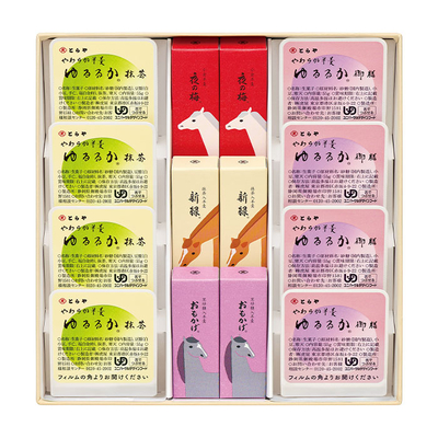 EKY−3/6220とらや 干支小形羊羹・ゆるるか詰合せ3号