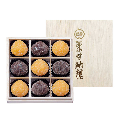 県無MR−30/6232銀座鈴屋 栗甘納糖木箱入り