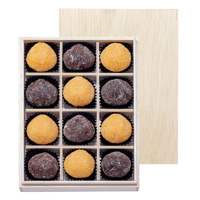 県無MR−38/6233銀座鈴屋 栗甘納糖木箱入り