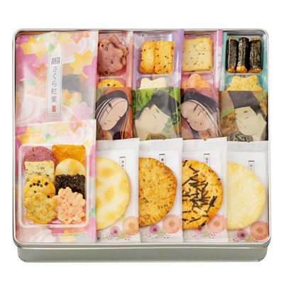 県無SE−30/6237京都・宇治式部郷 源氏あられ春秋