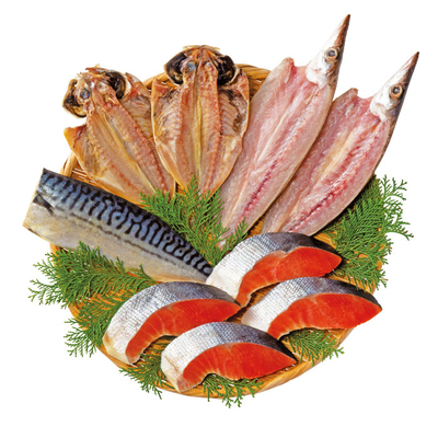 凍宅FE−50/2803十字屋 一夜干・鮭詰合せ