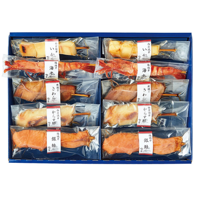 込凍K55/2703築地なが田 海鮮串詰合せ