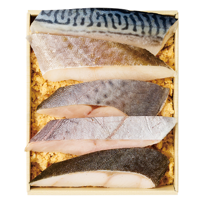 込冷ﾅﾐ5A/2824鈴波 魚介みりん粕漬詰合せ