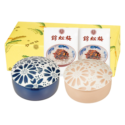 全SK/4722錦松梅 有田焼容器入