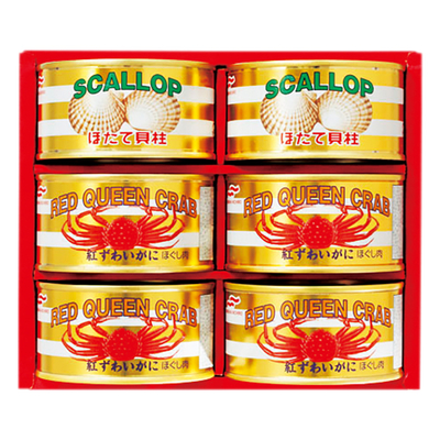 全KH−1K/3809マルハニチロ 国産紅ずわいがに・ほたて缶詰詰合せ