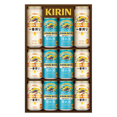 K&minus;IH3/1736キリン 一番搾り生ビール・晴れ風2種セット※出荷量調整のため、商品の販売を中止させていただいております。