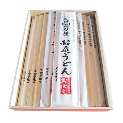 全O−100/3713眞壁屋 国内産小麦稲庭うどん