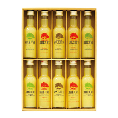 全RW&minus;40MSEH/3766りんごワーク「完熟」アップルジュースミニボトル
