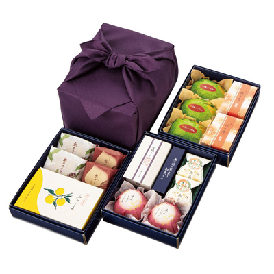 KK−76/6262宗家 源 吉兆庵 季節の果泉3段 風呂敷付