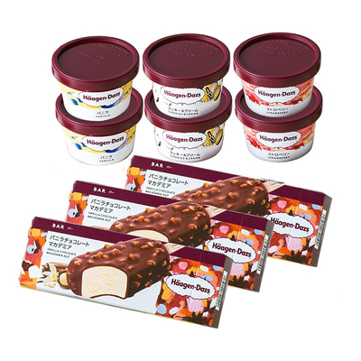 込凍HD56R/5850ハーゲンダッツ アソート＆バー詰合せ