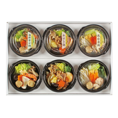 込凍CN−60W/4727京・料亭 わらびの里 料亭の彩り個鍋