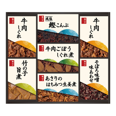 全SW50/4710柿安 料亭しぐれ煮詰合せ