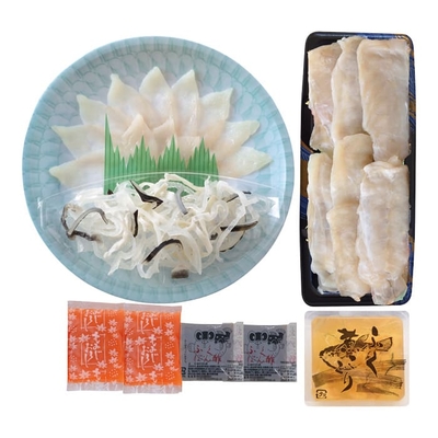 込凍FS&minus;50F3Z/2769関とら本店 とらふくすき身冷しゃぶセット