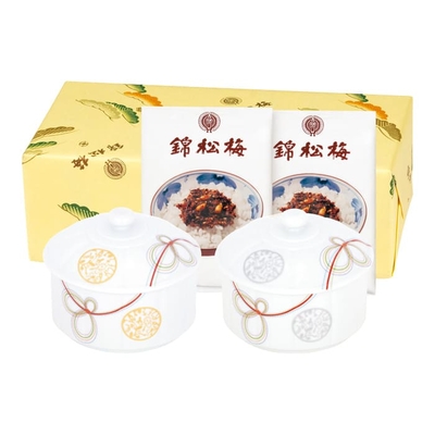 全SK/4719錦松梅 有田焼容器入