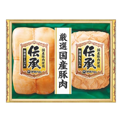 込冷IDM&minus;50/2830伊藤ハム 伝承国産豚肉ハム詰合せ