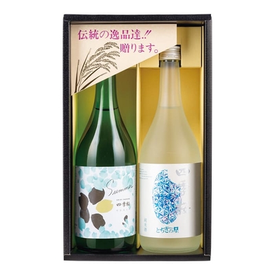桜&minus;夏/1706四季桜 とちぎの星純米酒・夏セット