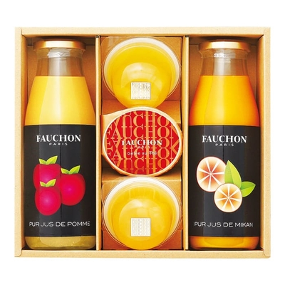 全FJL&minus;301/3779FAUCHON ジュース・ゼリー詰合せ