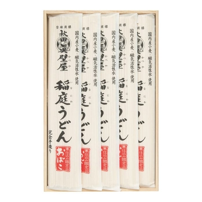 全O&minus;50/3743眞壁屋 国内産小麦稲庭うどん