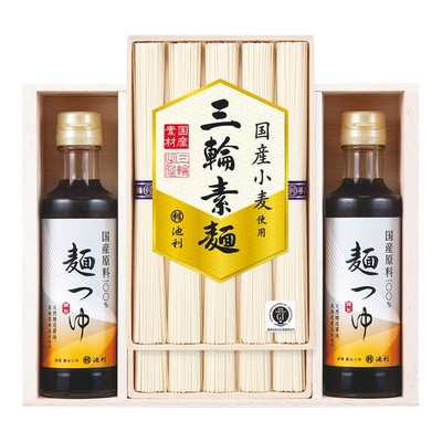 全IDN&minus;30/3712池利 日本の素材を使った三輪素麺・麺つゆ詰合せ