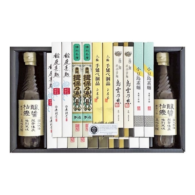 全MHA50T/3704日本五大素麺つゆ詰合せ