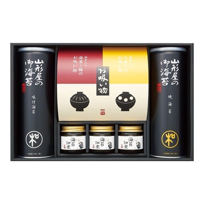 県無MTF&minus;500/4755山形屋海苔・佃煮・お吸い物詰合せ