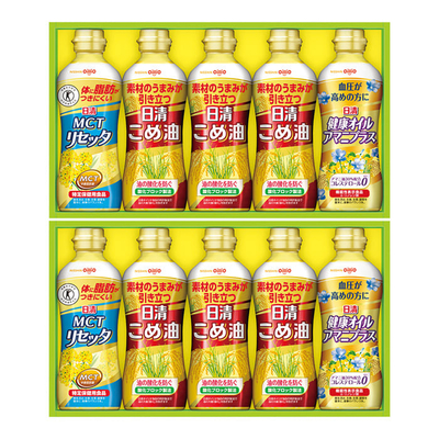 全BPH&minus;50W/3819日清 こめ油＆ヘルシーオイルギフト