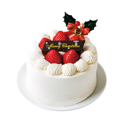 A-08〈京橋千疋屋〉苺のクリスマスケーキ4号