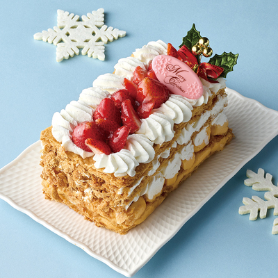 A-32〈LOVE-LABO basic cake〉那須町の苺のミルフェ