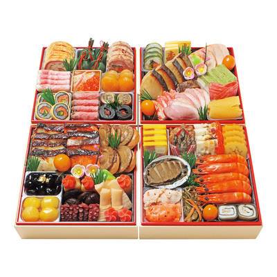 045【京・料亭 わらびの里】四段重(約5人前)