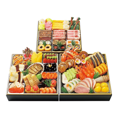 046【京・料亭 わらびの里】三段重(約4人前)