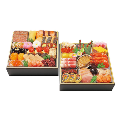 048【京・料亭 わらびの里】二段重(約3人前)