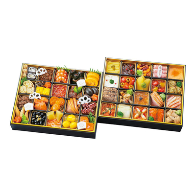 082【京料理 たん熊北店＆ラ・ベットラ・ダ・オチアイ】二段重(約3人前)