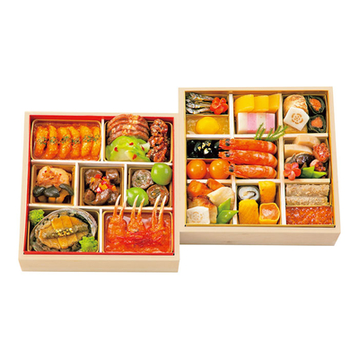 084【京料理 たん熊北店＆トゥーランドット臥龍居】二段重(約2人前)