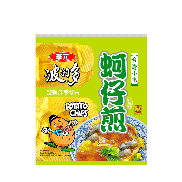 華元 ポテトチップス 牡蠣オムレツ味 34g | ドーバーフィールド通販部