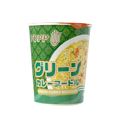 TOPP　グリーンカレーヌードル　カップ 75g