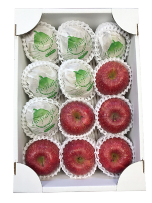 山形県産ラフランス・サンふじりんご