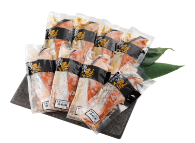 鮭山マス男商店　銀鮭　新潟コシヒカリ漬セット8点　化粧箱入