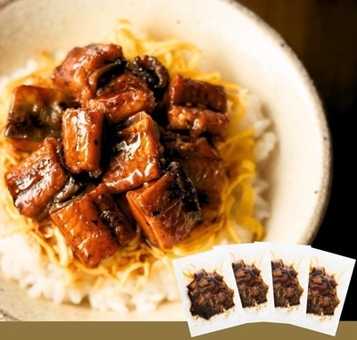 国産うなぎ蒲焼き刻み80ｇ真空化粧袋入り
