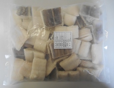 中国産骨切り鱧約20ｇカット　（1kg入）