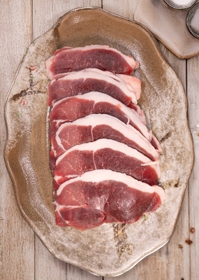 いのしし肉スライス　もも（脂少なめ）　250gパック