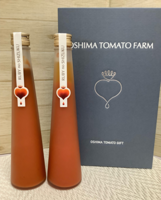 大島トマトジュース2本箱(300mlx2)