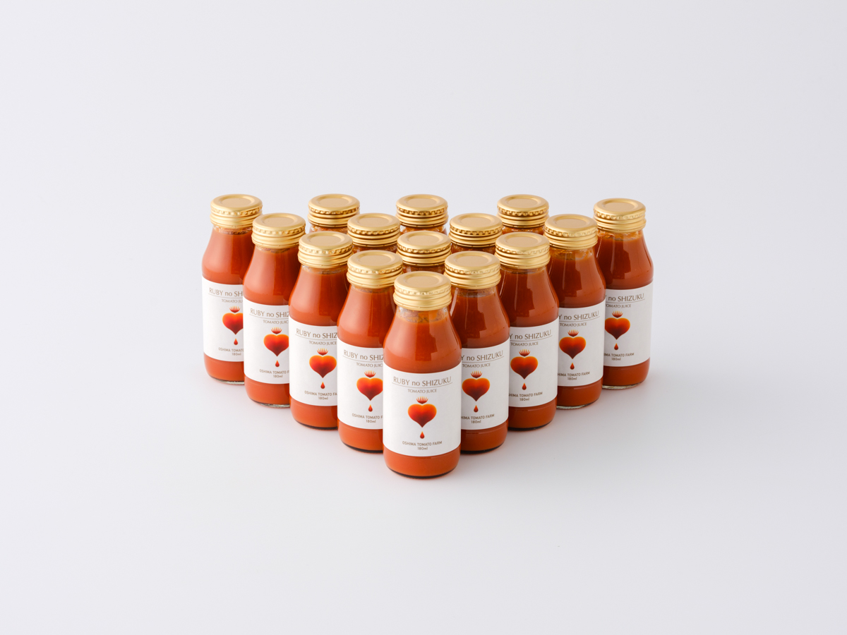 大島ﾄﾏﾄｼﾞｭｰｽ180ml セット（15本入り） | 大島トマト農園