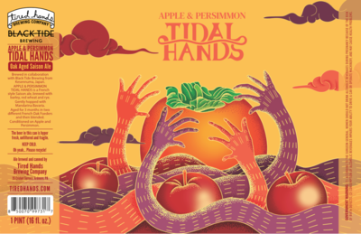Tired Hands × Black Tide コラボ   Persimmon Tidal Hands  473ml