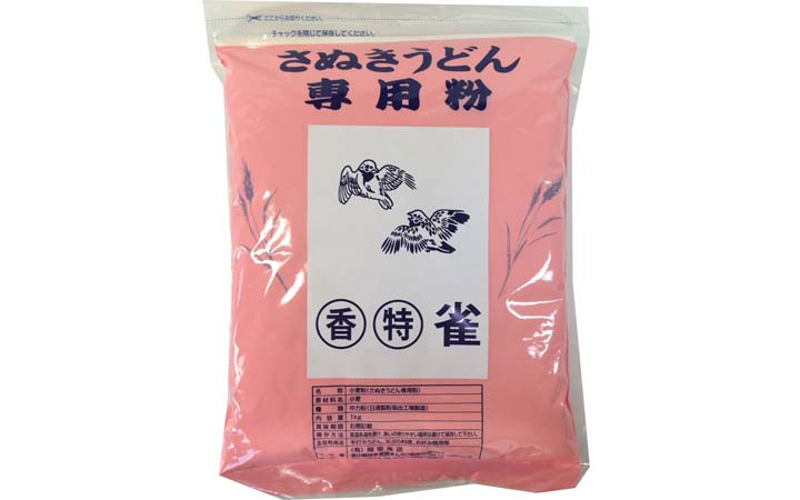 うどん粉 うどん粉 日清製粉 (香)(特)雀1kg 中力粉 チャック袋レシピ付 約10～12