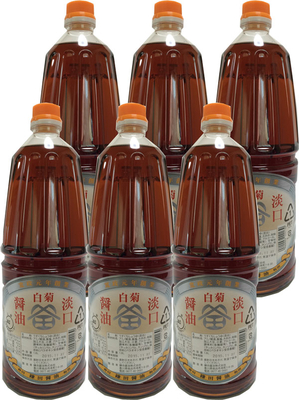 鎌田醤油 　淡口醤油 白菊 1.8L&times;6本