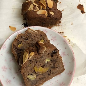 パウンドケーキ　ダブルチョコバナナ　1本　チョコチップ入り