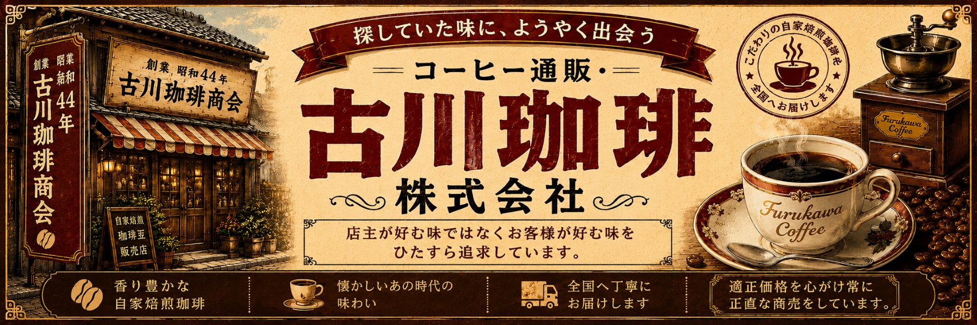コーヒー豆の店・古川珈琲株式会社