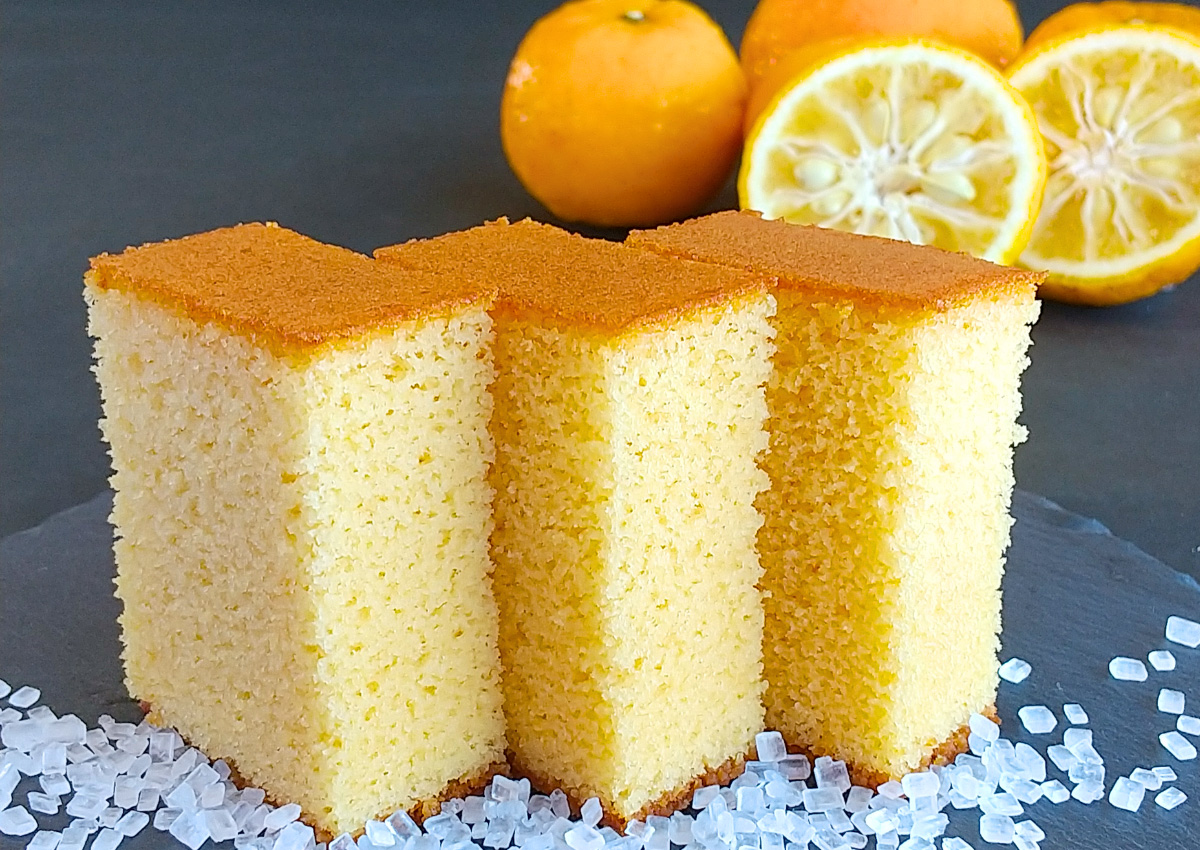 仁井田米カステラゆず半金