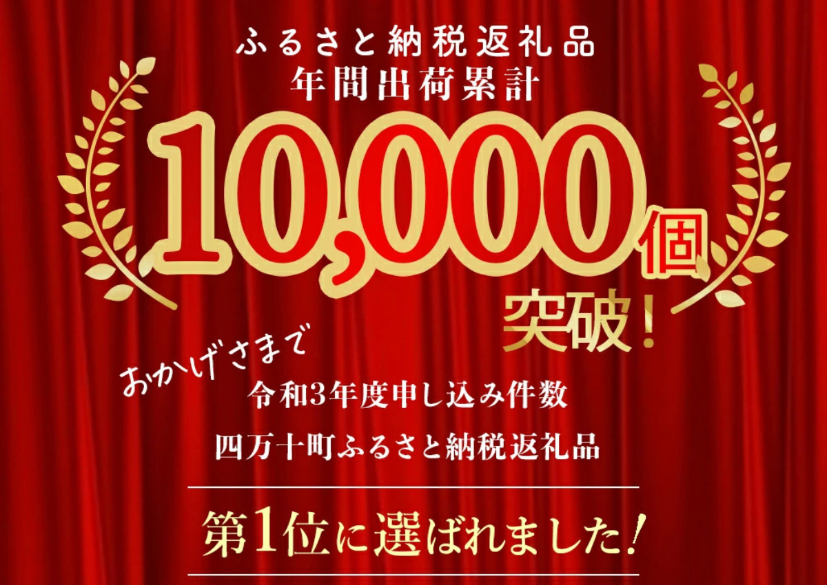 ふるさと納税返礼品年間10000個突破！