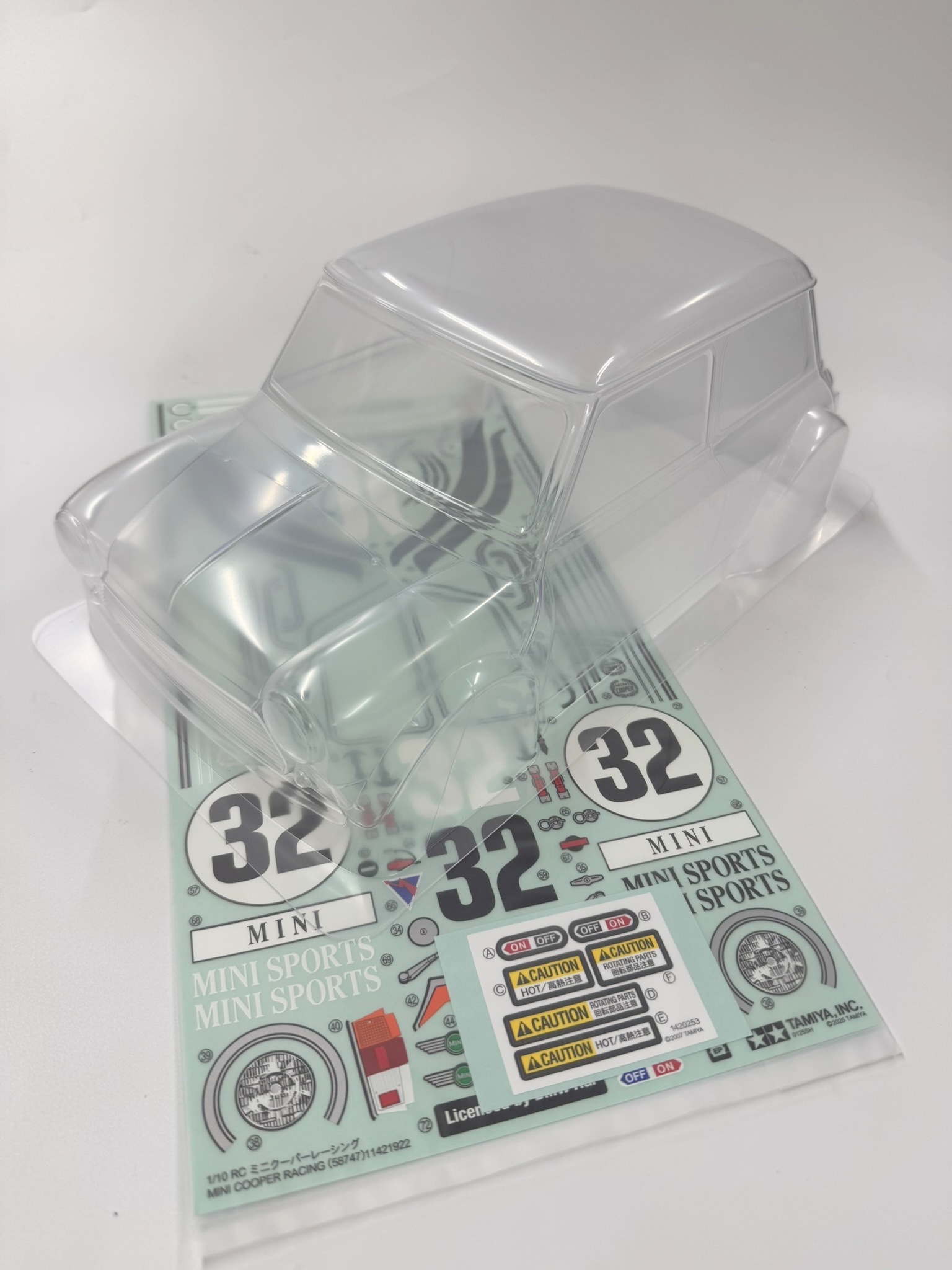 1/10RC ミニクーパーレーシング スペアボディ | G−Web Shop